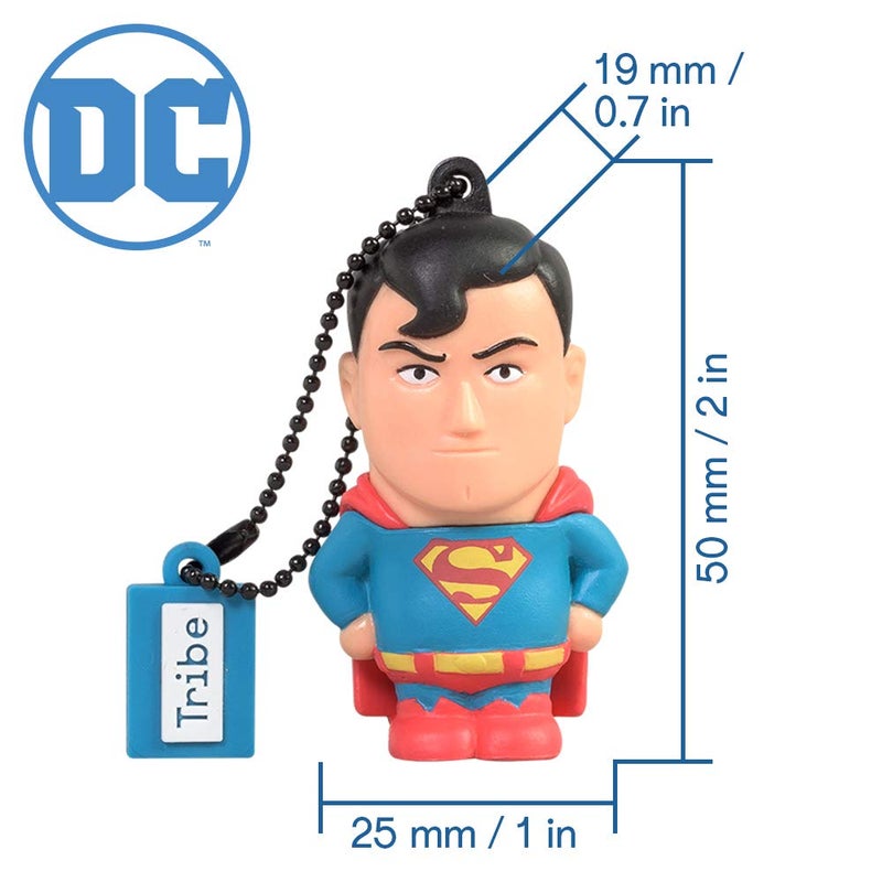 Tribe USB stick 16 GB Superman - Original DC Comics 2.0 Flash Drive, Tribe FD031501, clear - Image 2